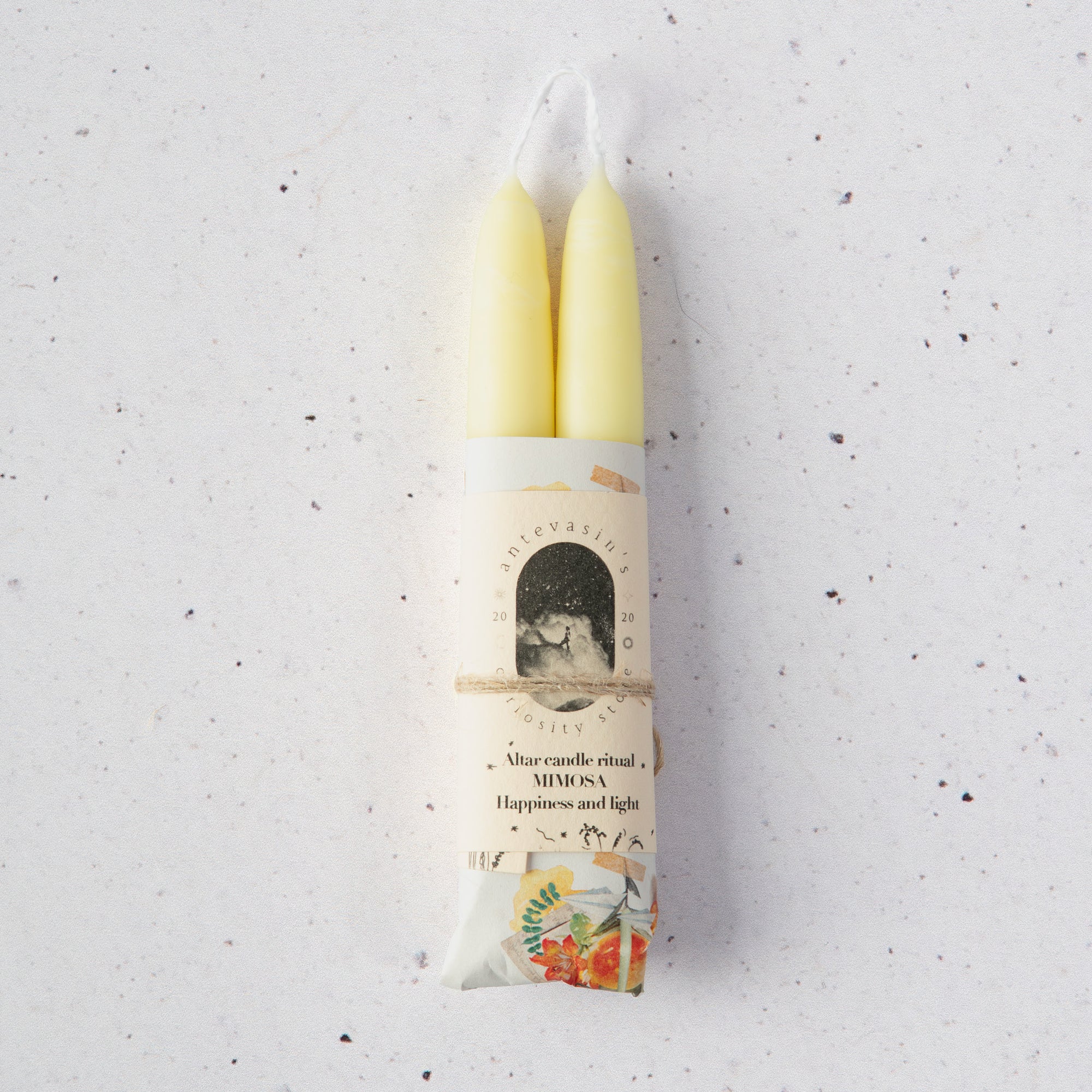 Mimosa Ritual Candle — “Happiness and Joy”