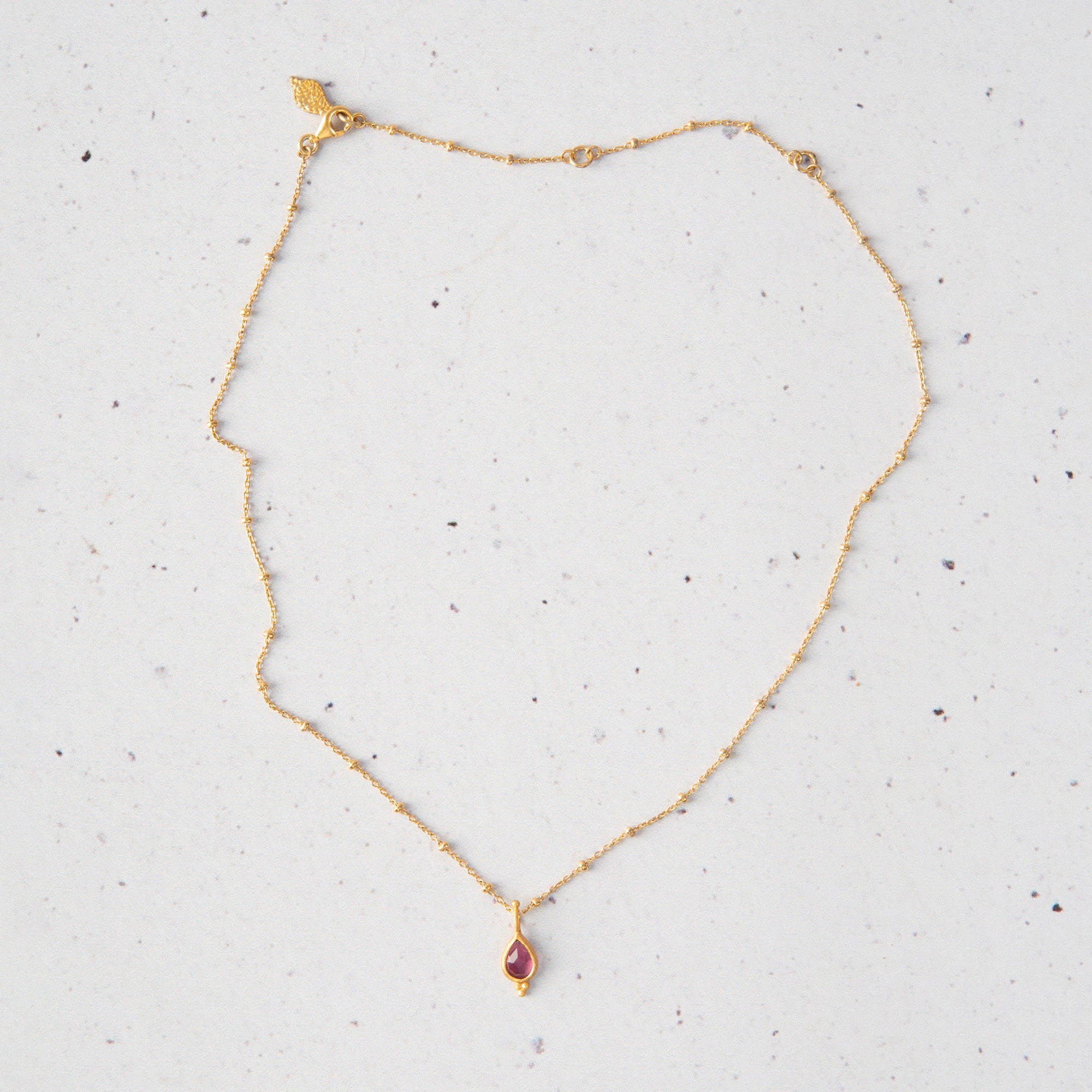 Gentle Heart — Pink Tourmaline Necklace