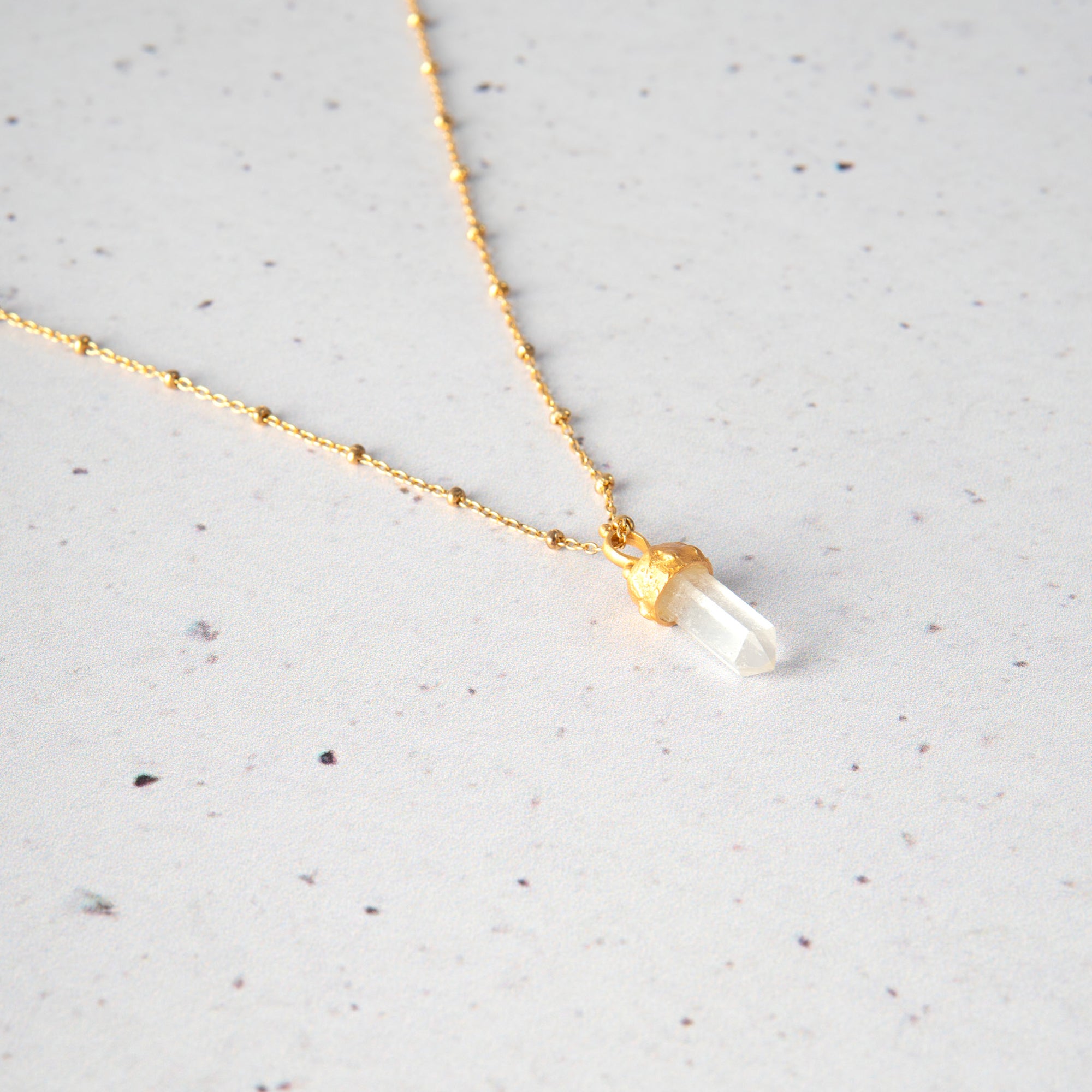 Divine Purpose — Clear Quartz Necklace