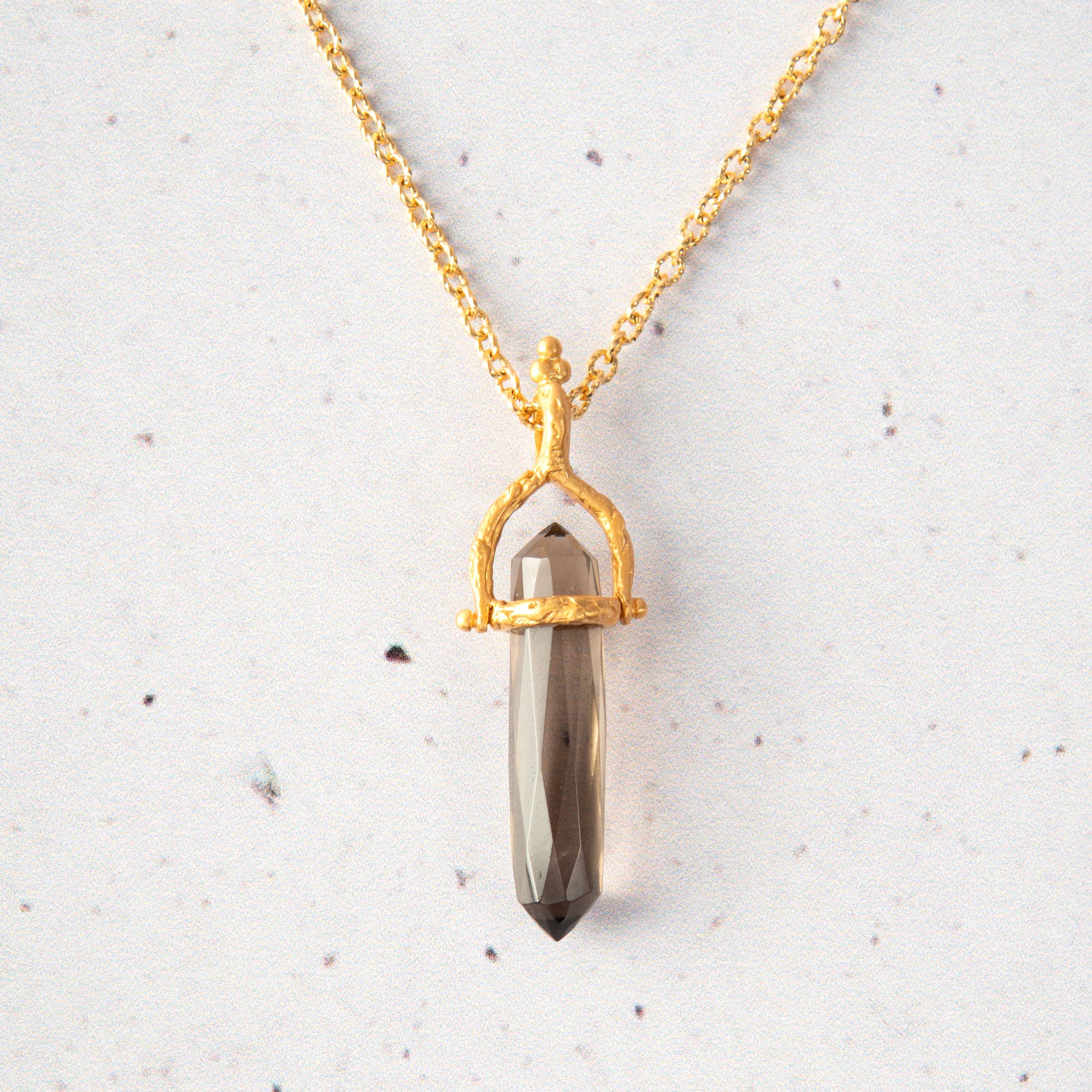 Bold to Be — Smoky Quartz Necklace