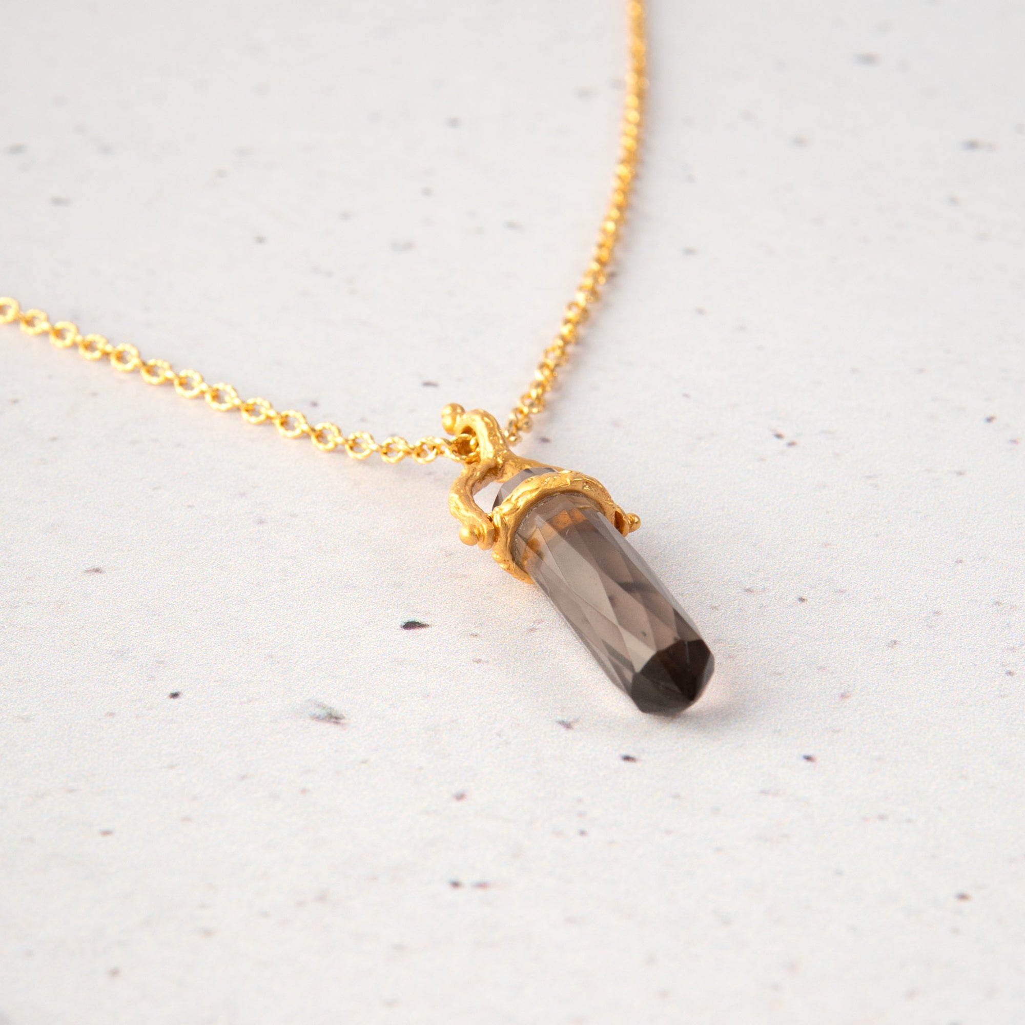 Bold to Be — Smoky Quartz Necklace