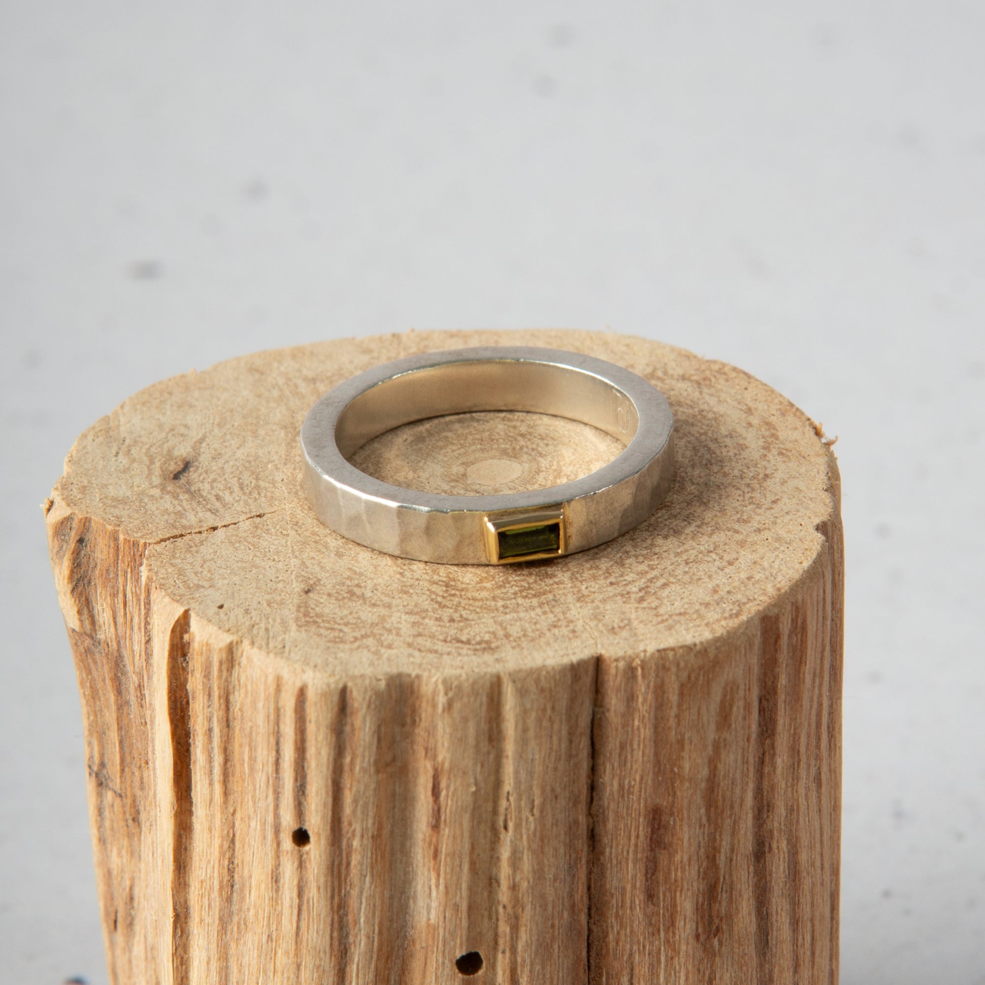 Green Tourmaline ring